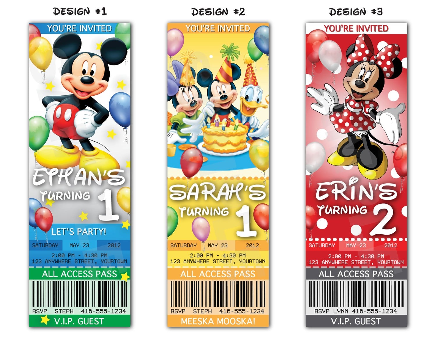 Mickey Mouse Party Invitations â Gangcraft Net